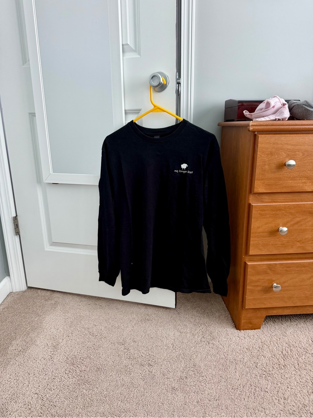 Medium Gildan sheep religious top (small embroidery)